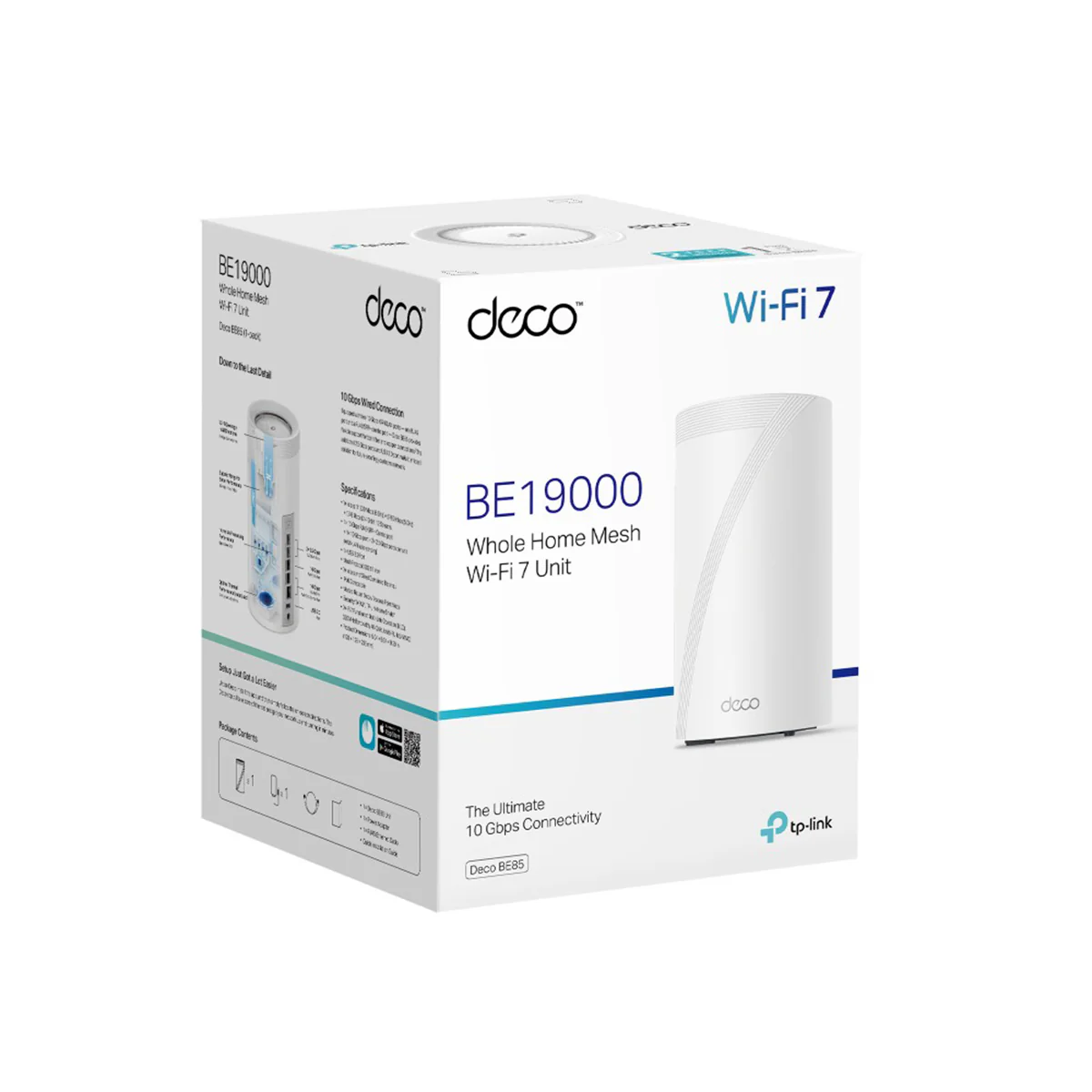 TP-Link Deco BE85 BE22000 Tri-Band Whole Home Mesh WiFi 7 System (1-Pack, 2-Pack, 3-Pack) - Image 3