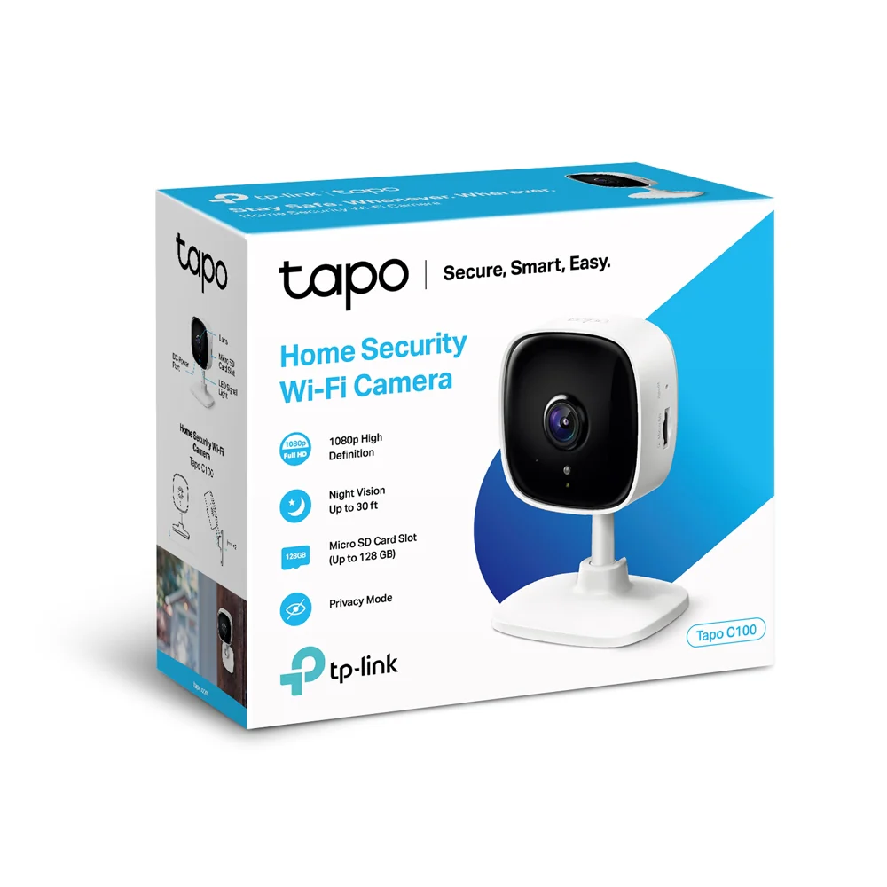 TP-Link TAPO C100 1080P Home Security Wi-Fi Camera - Image 5