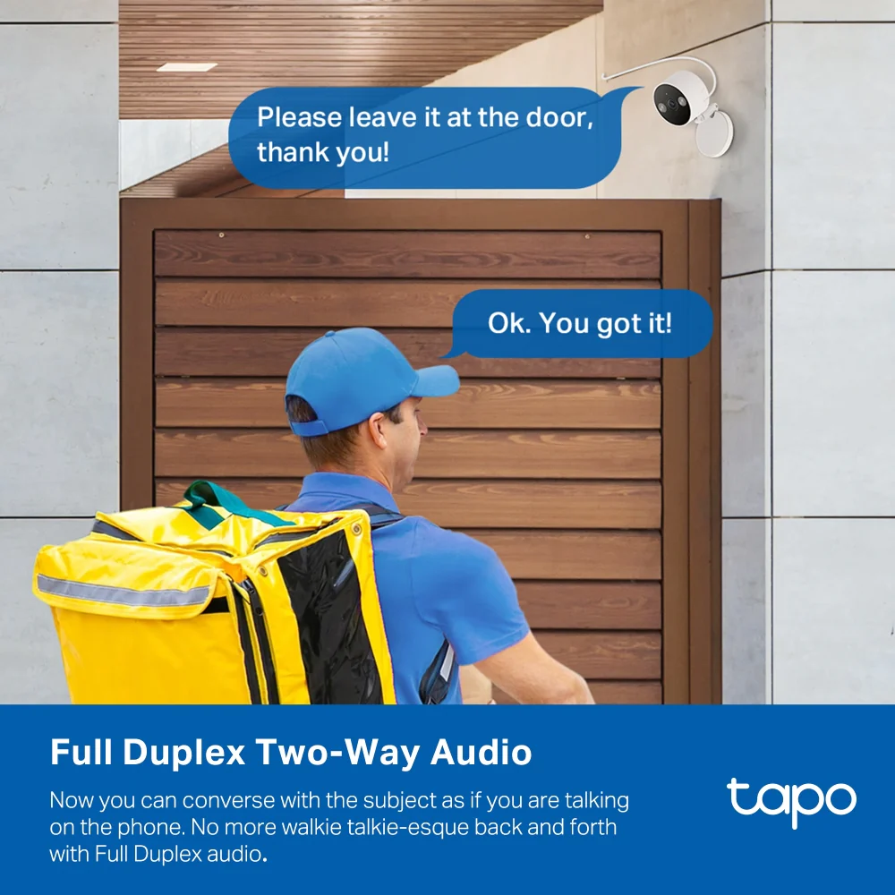 TP-Link Tapo C120 2K QHD Indoor/Outdoor Wi-Fi Home Security Camera - Image 7
