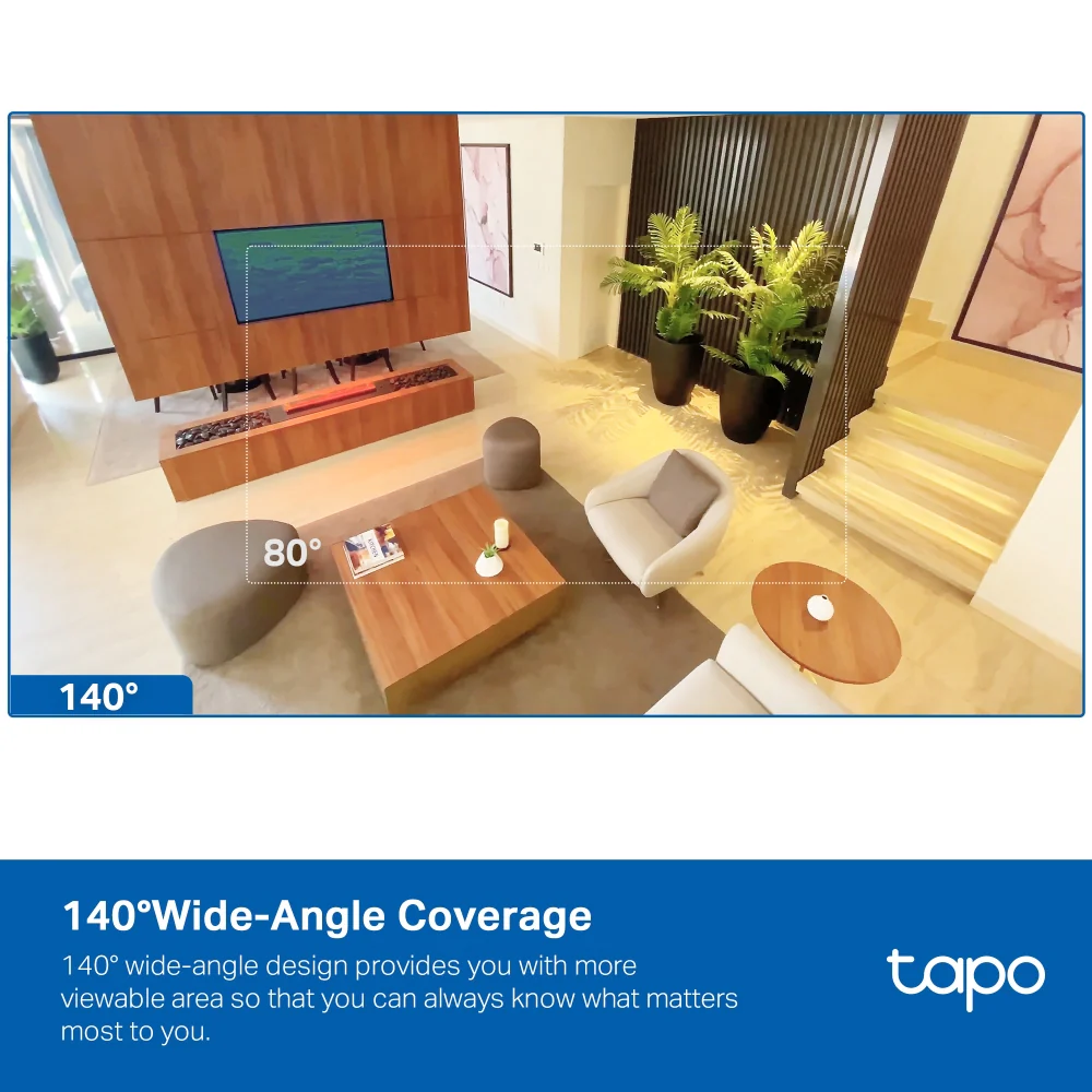 TP-Link Tapo C125 2K QHD AI Home Security Wi-Fi Camera - Image 4