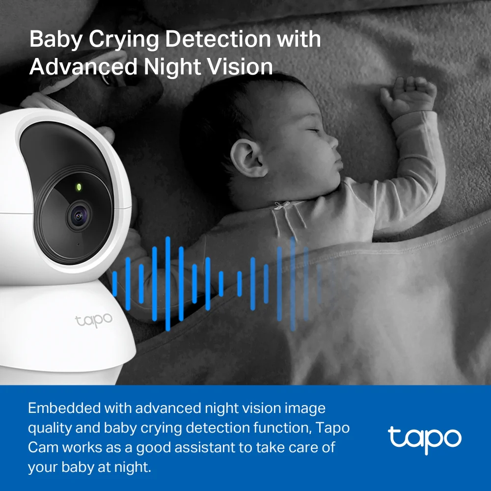 TP-Link Tapo C200C 1080P Pan/Tilt Home Security Wi-fi Camera - Image 3