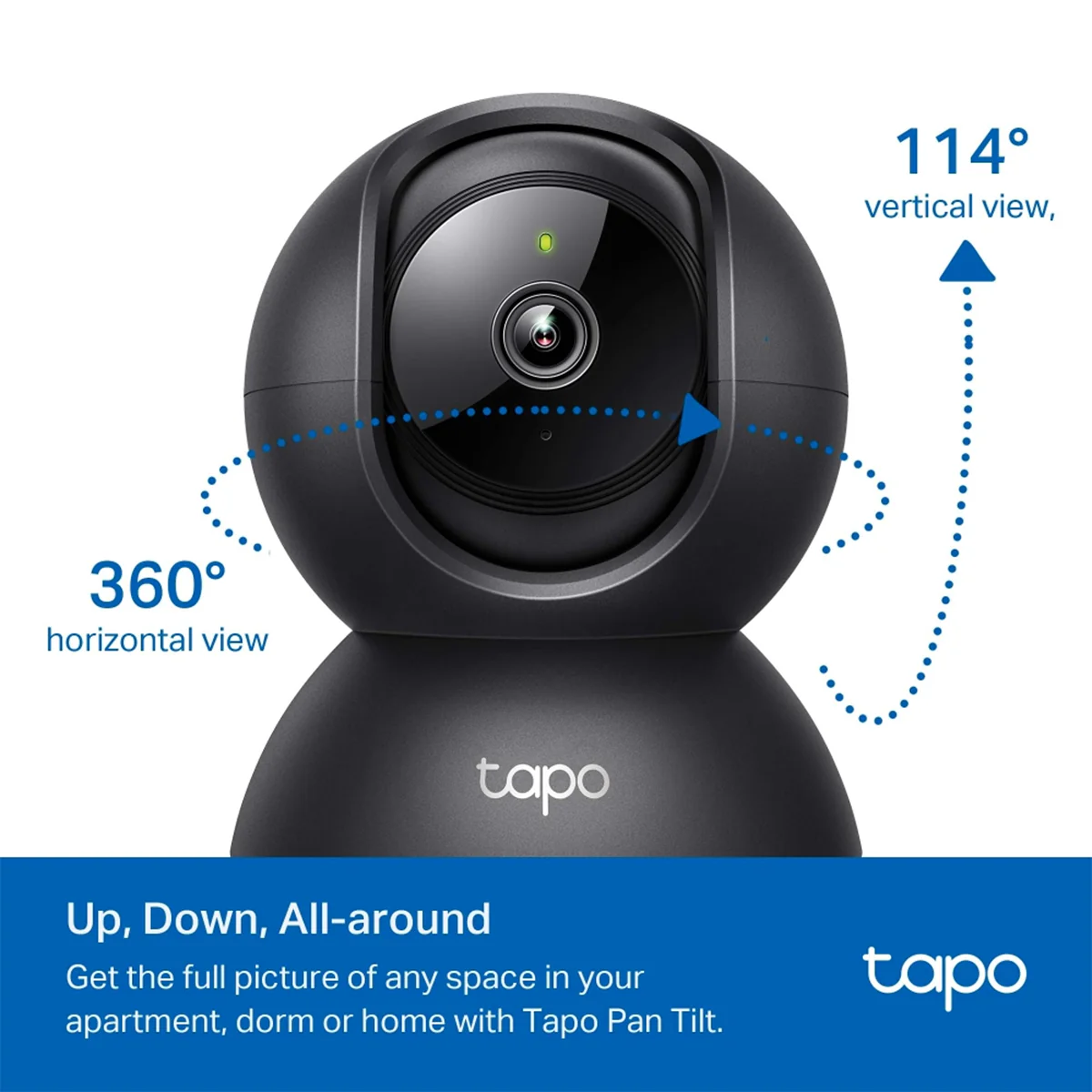 TP-Link Tapo C201 1080p FHD Pan/Tilt Home Security Wi-Fi Camera - Image 2