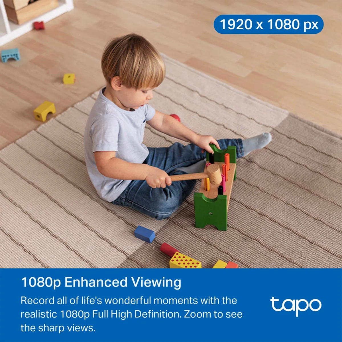 TP-Link Tapo C201 1080p FHD Pan/Tilt Home Security Wi-Fi Camera - Image 7