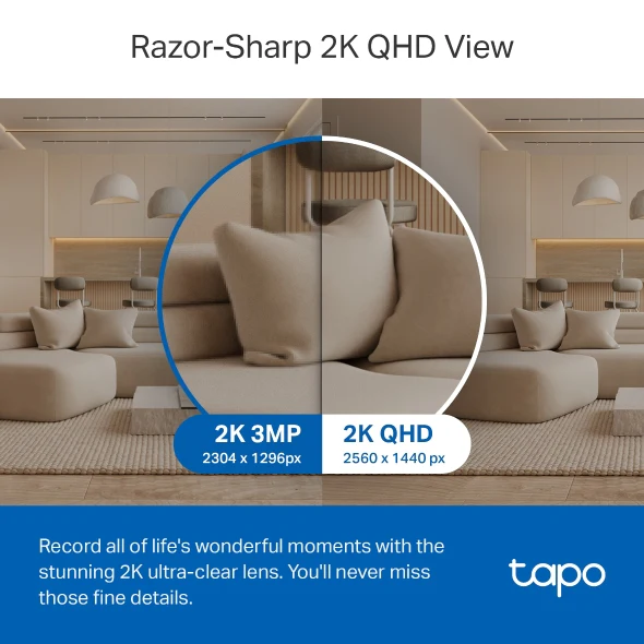 TP-Link TAPO C220 Pan/Tilt Ai Home Security Wi-Fi Camera - Image 5