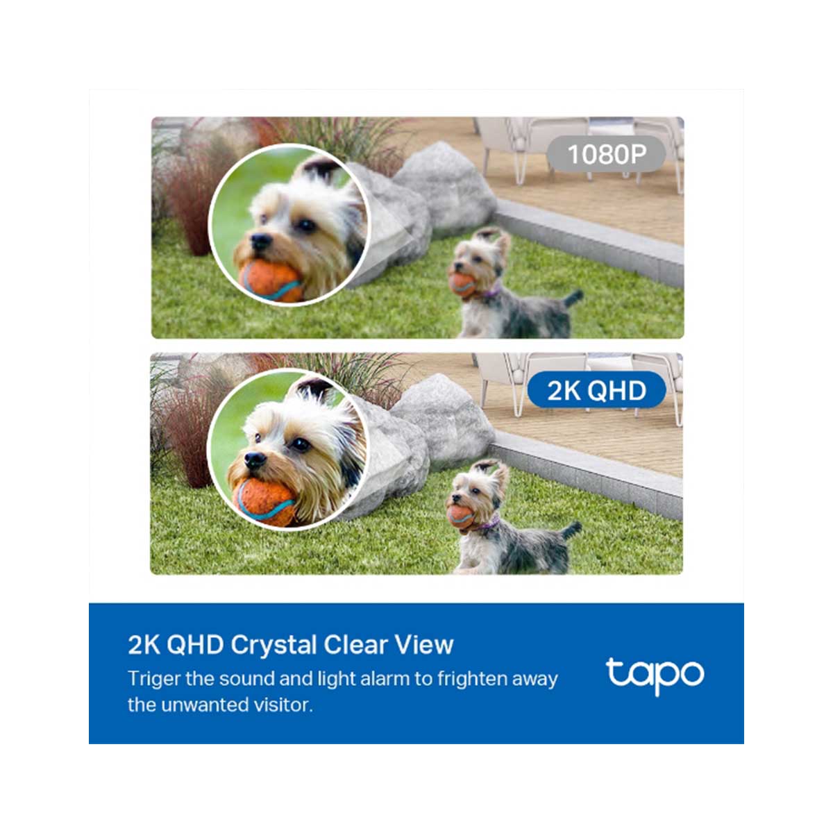 TP-Link Tapo C420S2 2K QHD Smart Wire-Free Security Camera System (2-Camera System) - Image 6