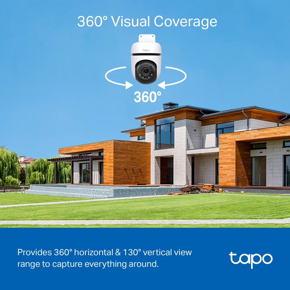 TP-Link Tapo C510W 2K 3MP Outdoor Pan/Tilt Security Wifi Camera - Image 6