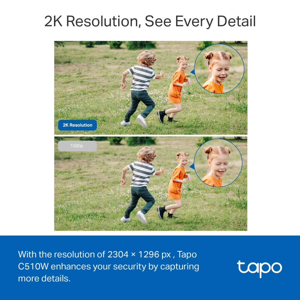 TP-Link Tapo C510W 2K 3MP Outdoor Pan/Tilt Security Wifi Camera - Image 8