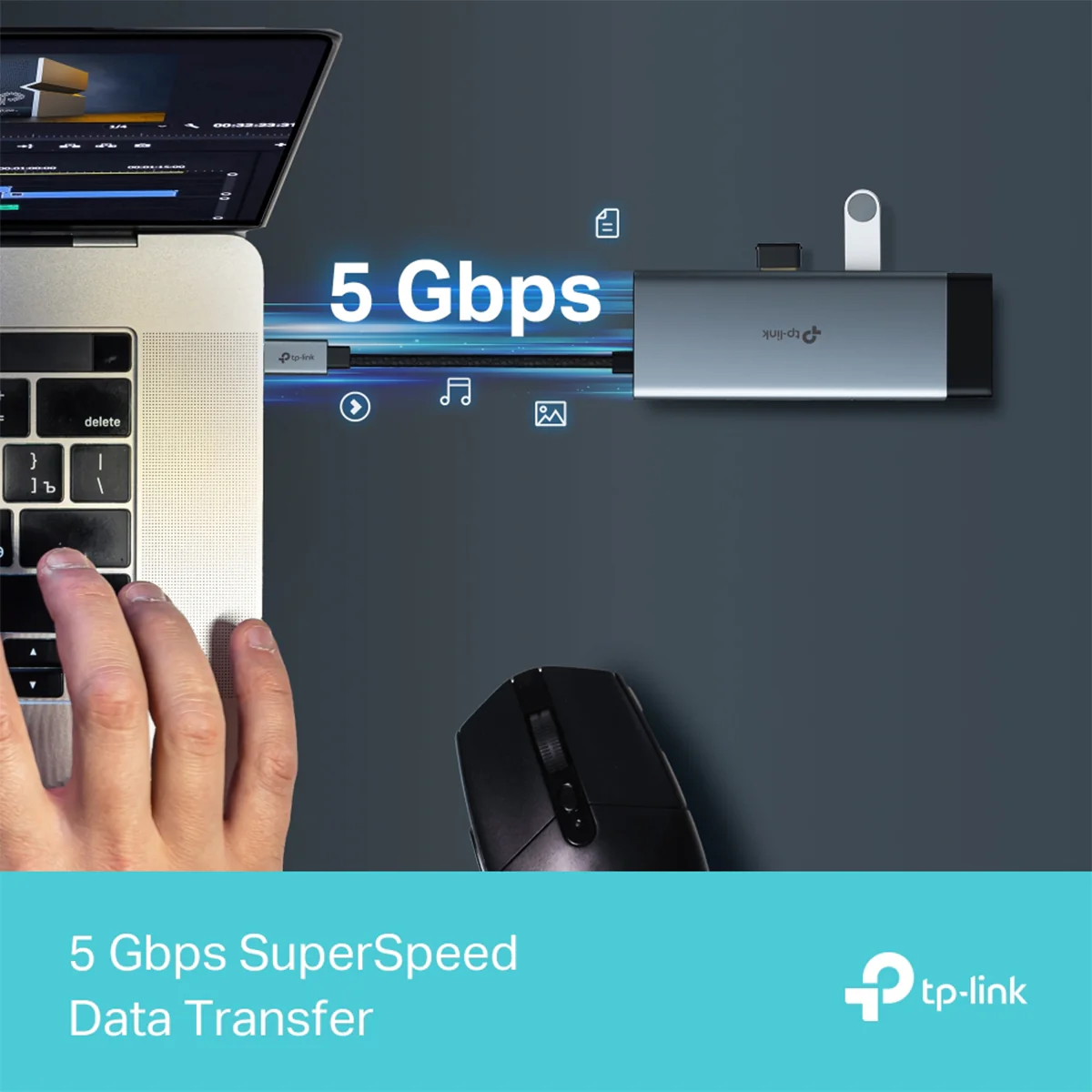 TP-Link UH6120C USB Type-C 6-in-1 Hub - Image 11