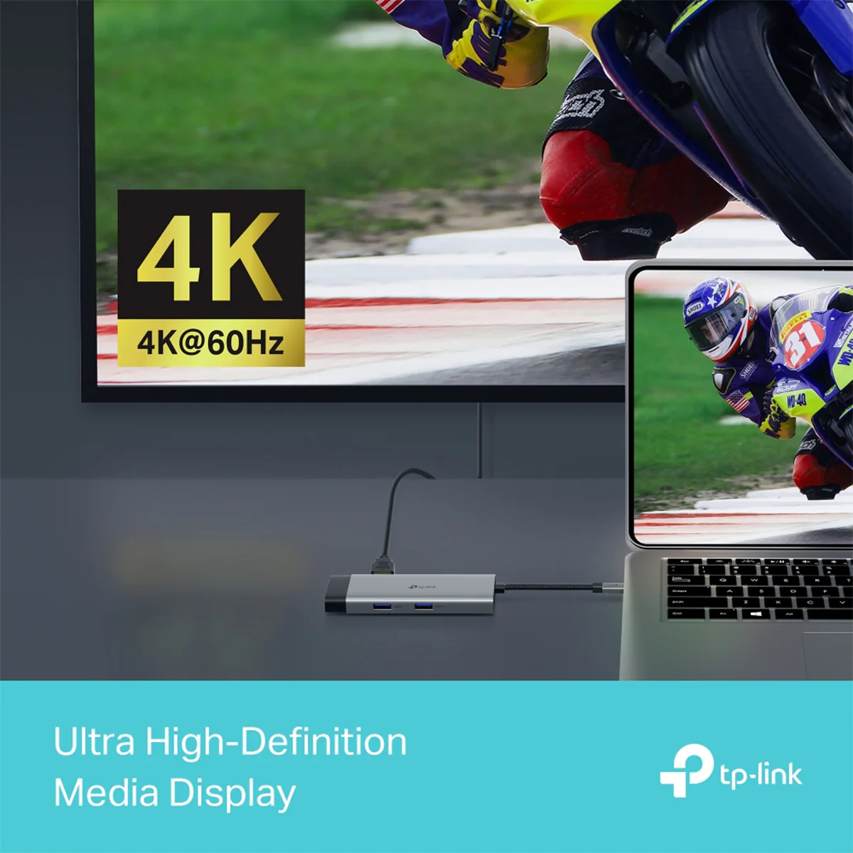 TP-Link UH6120C USB Type-C 6-in-1 Hub - Image 8