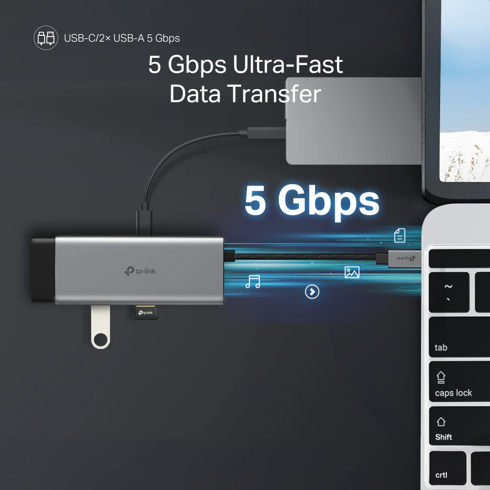 TP-Link UH7020C USB Type-C 7-in-1 Hub - Image 4