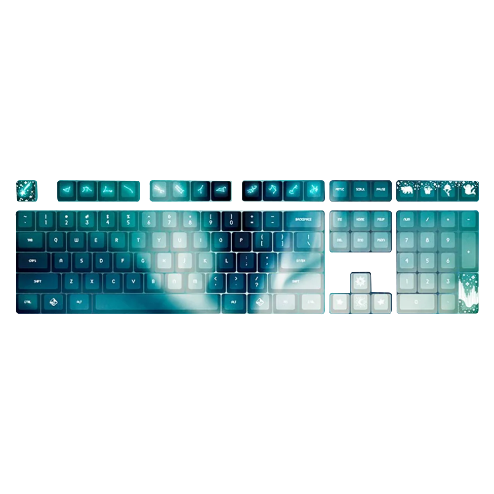 Traitors Aurora 108 PBT Keycap Set (TRDAUR108US)