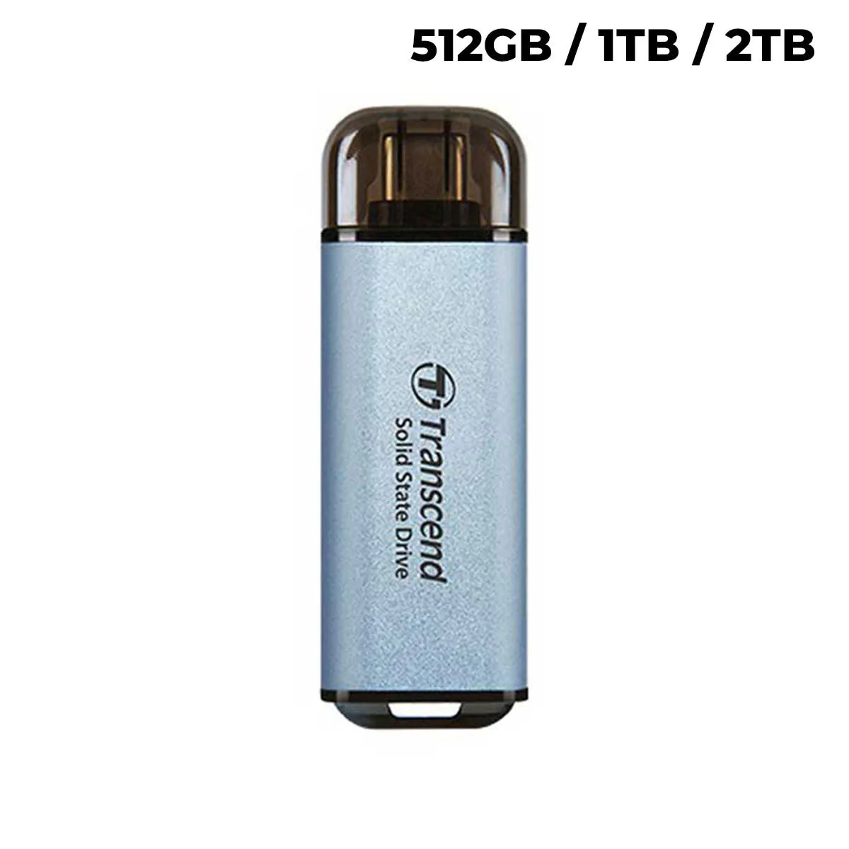 Transcend ESD300C 10GBPS USB Type-C Portable SSD (Sky Blue) - Image 2