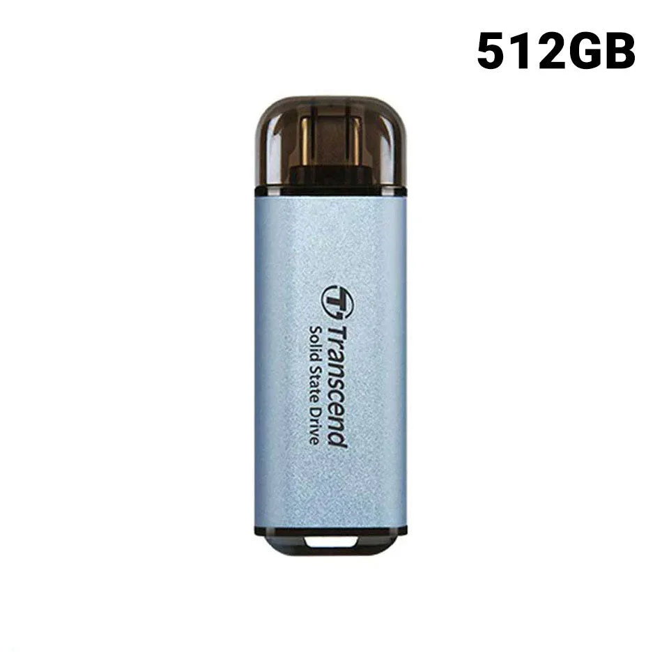 Transcend ESD300C 10GBPS USB Type-C Portable SSD (Sky Blue) - Image 3