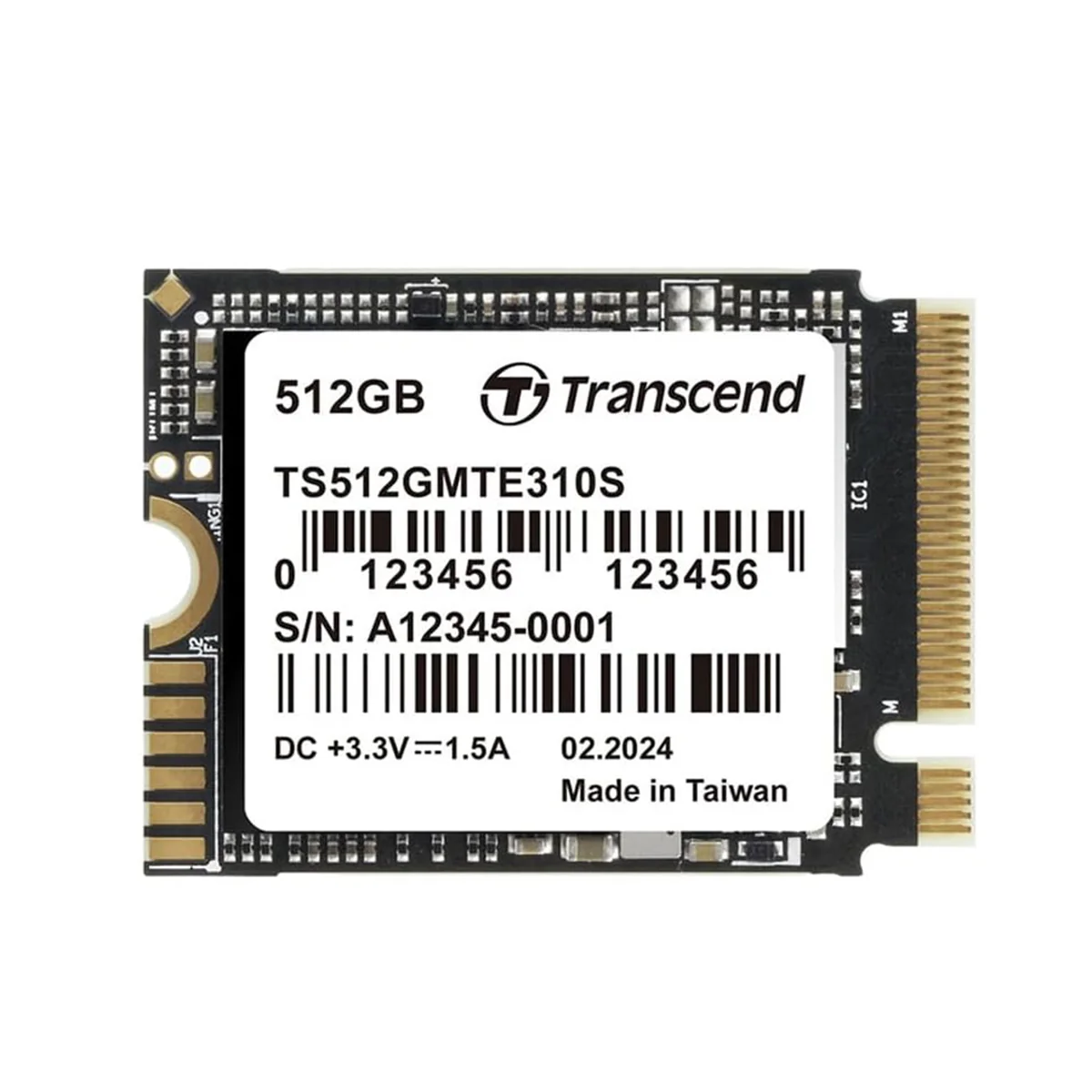 Transcend 310S M.2 2230 PCIe Gen4 x4 Internal SSD (512GB, 1TB, 2TB), (TS512GMTE310S, TS1TMTE310S, TS2TMTE310S) - Image 2