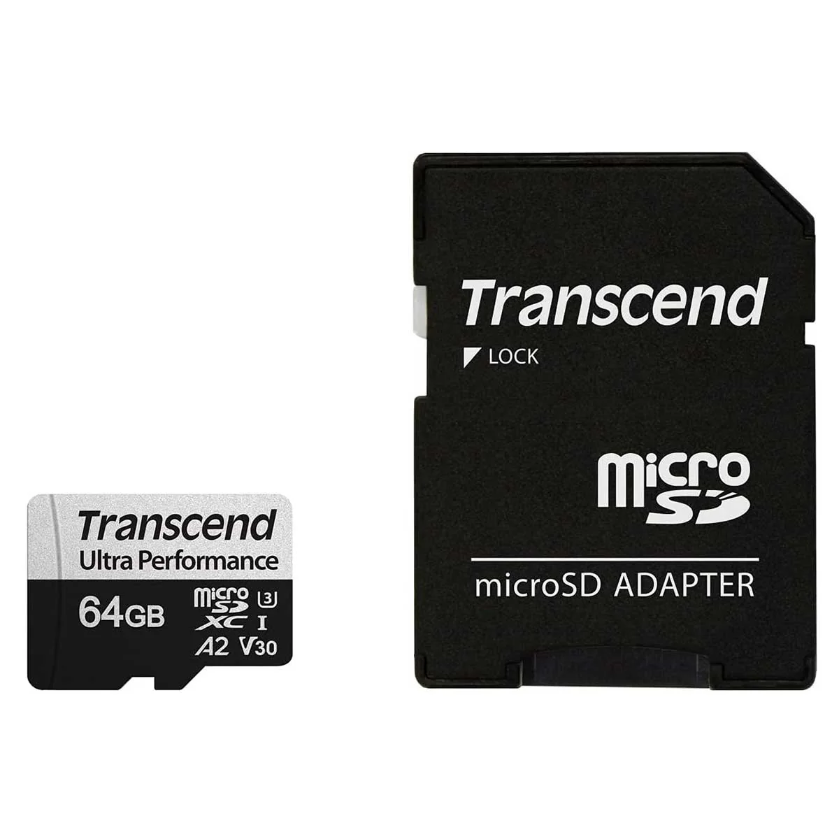 Transcend 340S Ultra Performance MicroSDXC UHS-I U3 V30 A2 160MB/S Read Memory Card For Gaming & App With SD Adapter (64GB, 128GB, 256GB) - Image 3
