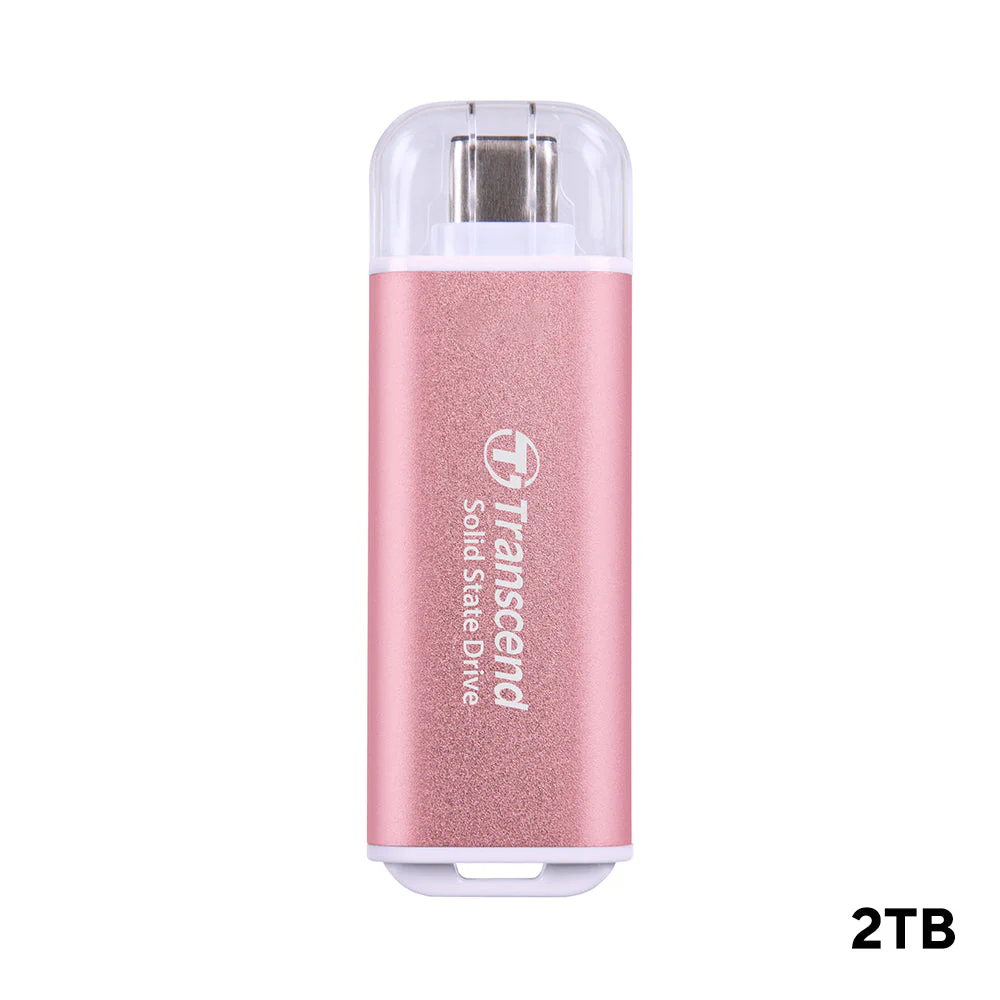 Transcend ESD300 10GBPS USB Type-C Portable SSD (Pink) - Image 4