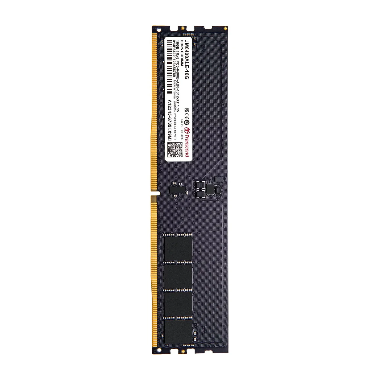 Transcend JetRam 16GB DDR5 6400MHz CUDIMM 1Rx8 CL52 1.1V (JM6400ALE-16G) - Image 3