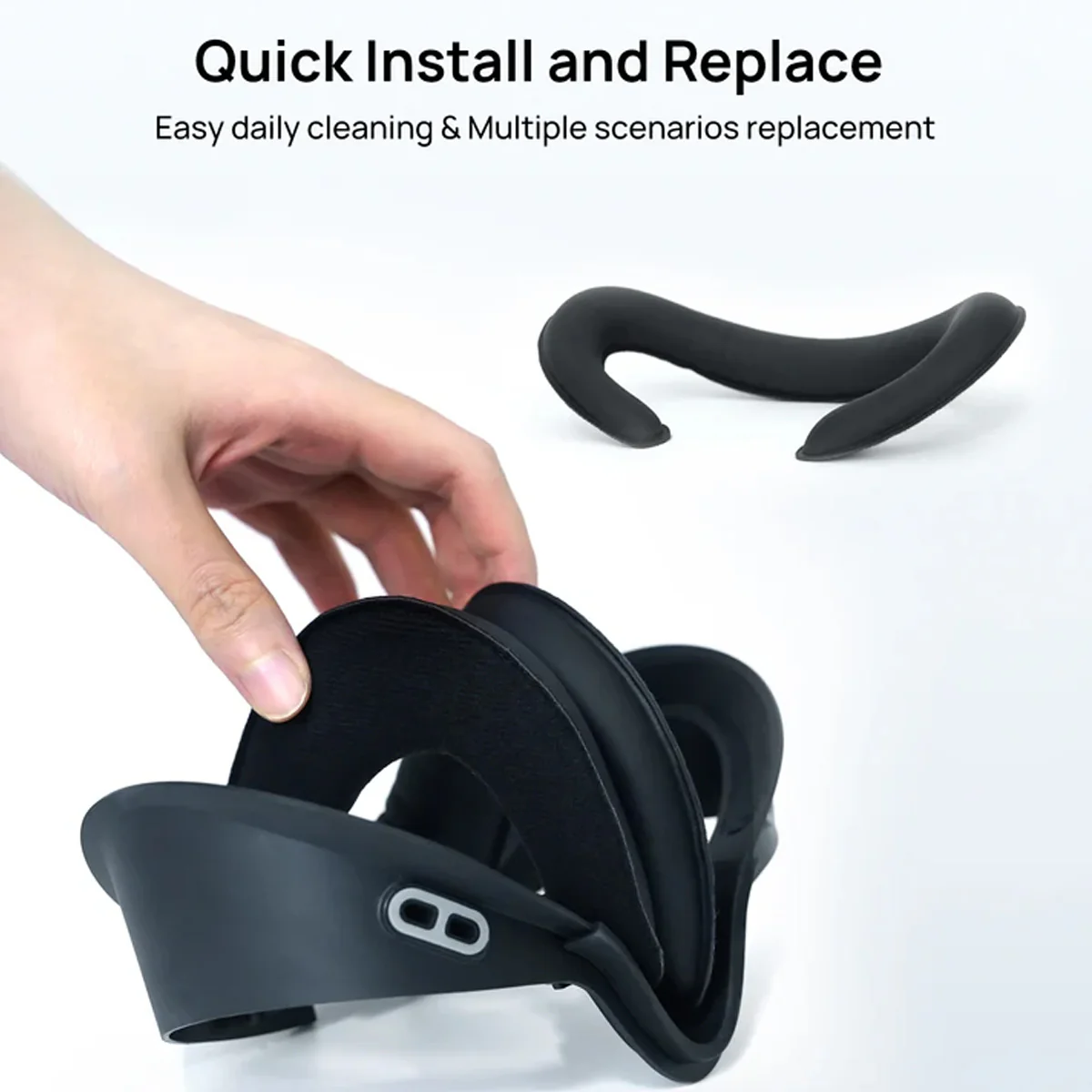 Transnovo RF3 VR Facial Interface for Meta Quest 3S (Black) - Image 7
