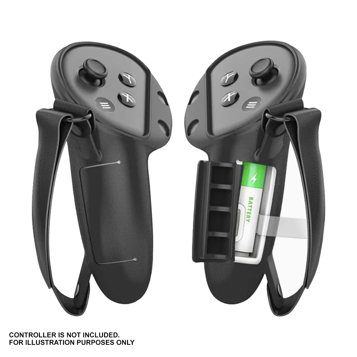 Transnovo RP3 VR Controller Grips fo Meta Quest 3/3S (Black) - Image 2