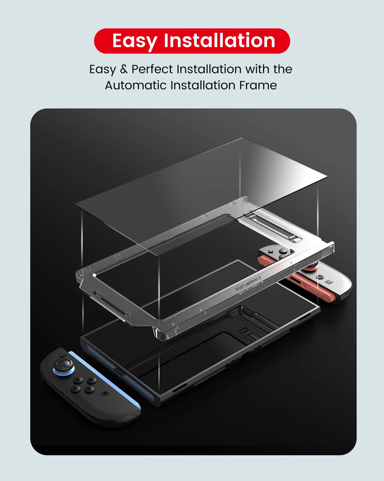 Transnovo Tempered Glass HD Screen Protector 2-Pack for Nintendo Switch 2 (NS2-SP04) - Image 8