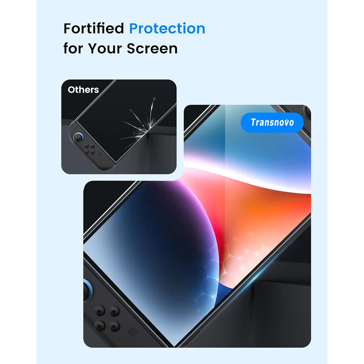 Transnovo Tempered Glass HD Screen Protector 3-Pack with Installation Tool for Nintendo Switch 2 (NS2-SP06-3) - Image 8