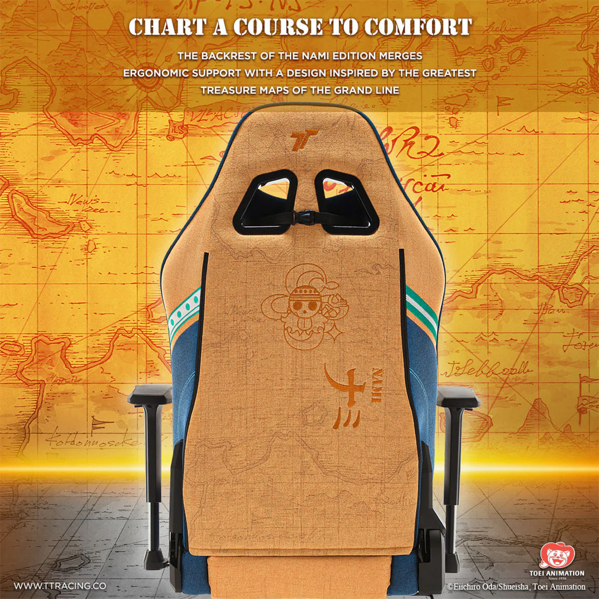 TTRacing Swift X 2020 Air Threads Fabric Gaming Chair - Nami Edition - Image 3