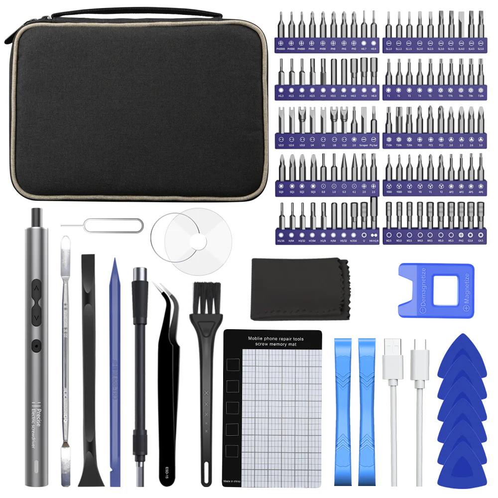 UF Tools 120-in-1 Precision Electric Screwdriver Set (w/ Cloth Bag) (NO-882039) - Image 12