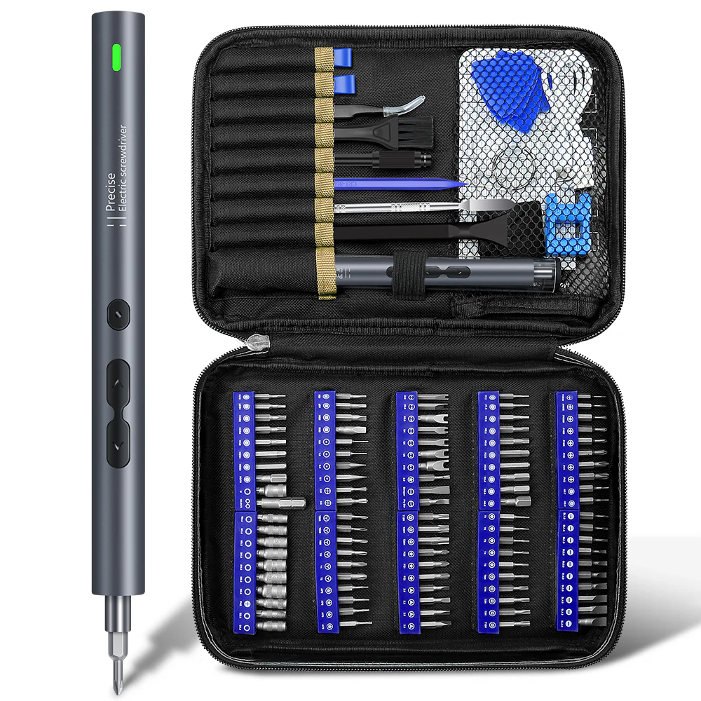 UF Tools 120-in-1 Precision Electric Screwdriver Set (w/ Cloth Bag) (NO-882039) - Image 2