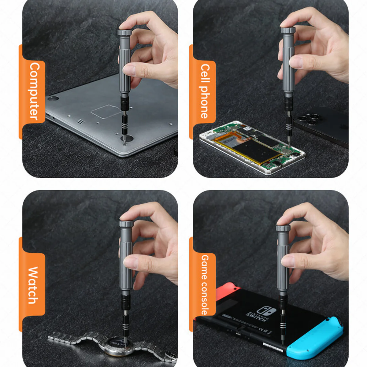 UF Tools 150-in-1 Multi-Functional Precision Screwdriver Set (w/ Aluminum Alloy Handle) (UF-840150) - Image 4