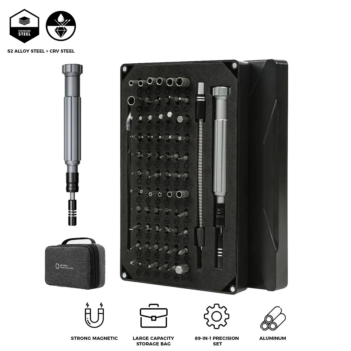 UF-Tools 89-in-1 Multi-Functional Precision Screwdriver Set (NO-800088)