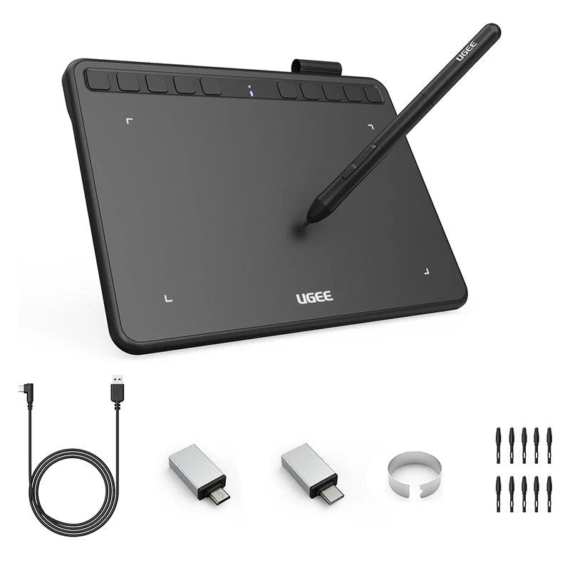 Ugee S640 6.3" Pen Tablet (Carbon Black) - Image 9