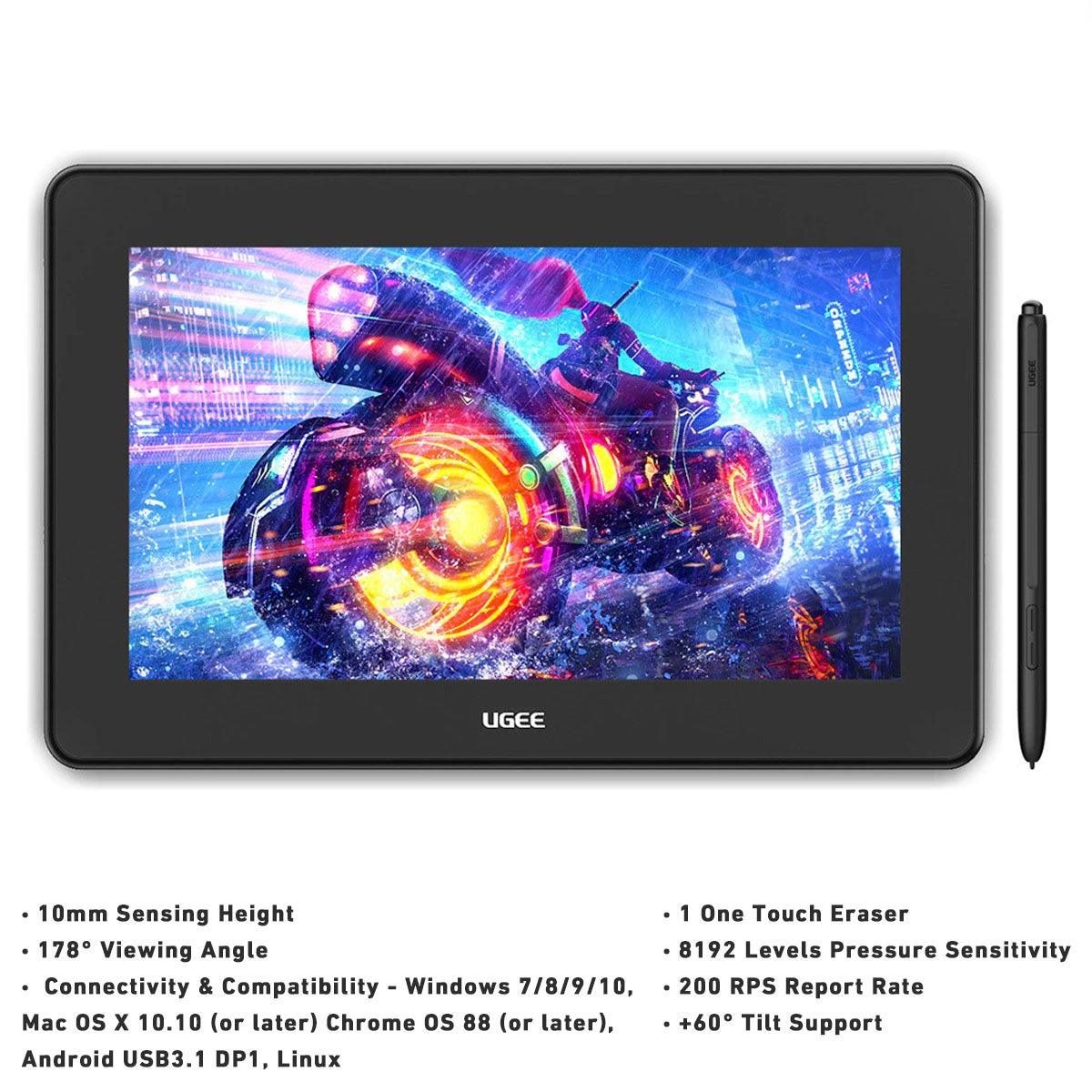Ugee U1200 11.9" Pen Display Tablet (Black)