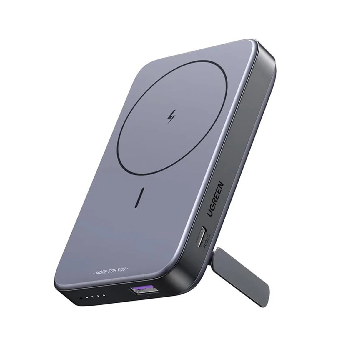 Ugreen 10000MAH Mini Magnetic Wireless 20W Power Bank (Space Grey) (PB206/15086) - Image 2