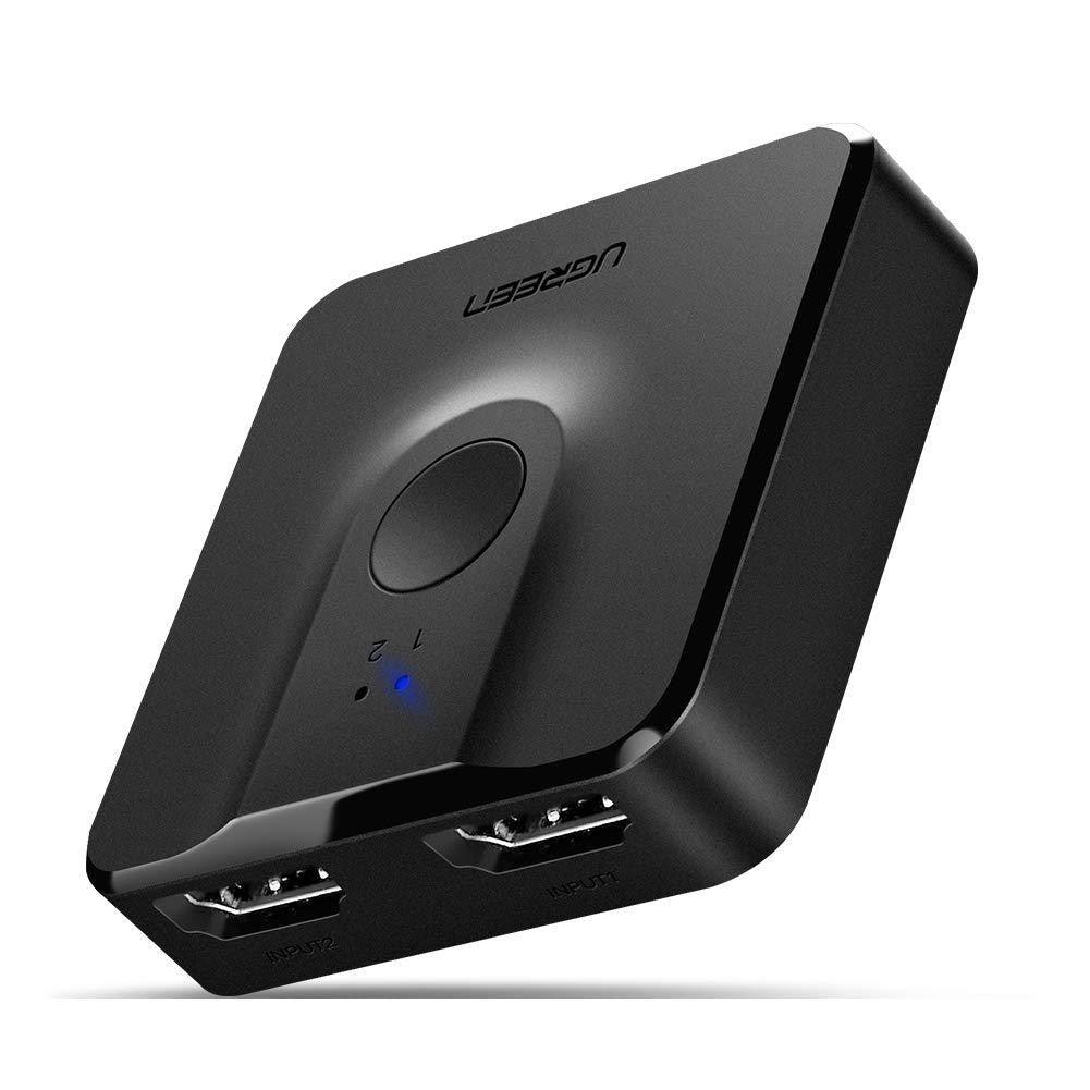 UGREEN 2-Port Bi-Directional HDMI Switcher (Black) (CM217/50966) - Image 3