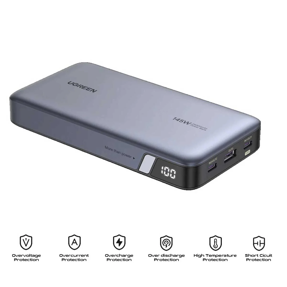 UGreen 25000mAH PD 145W Fast Charging Power Bank (PB205/90597A)