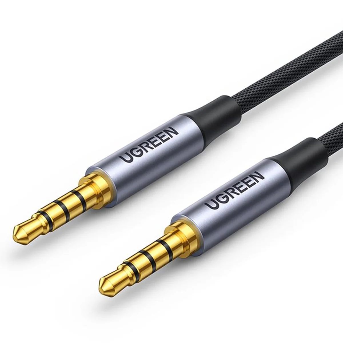 Ugreen 3.5mm Male To Male Audio Cable - (1m, 1.5m, 2m, 3m) (Gray) - Image 2