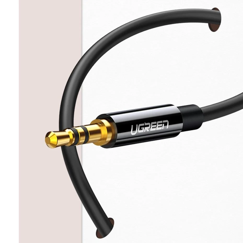 Ugreen 3.5mm Stereo Audio Splitter Cable - 20cm Black (AV134/20816) - Image 3