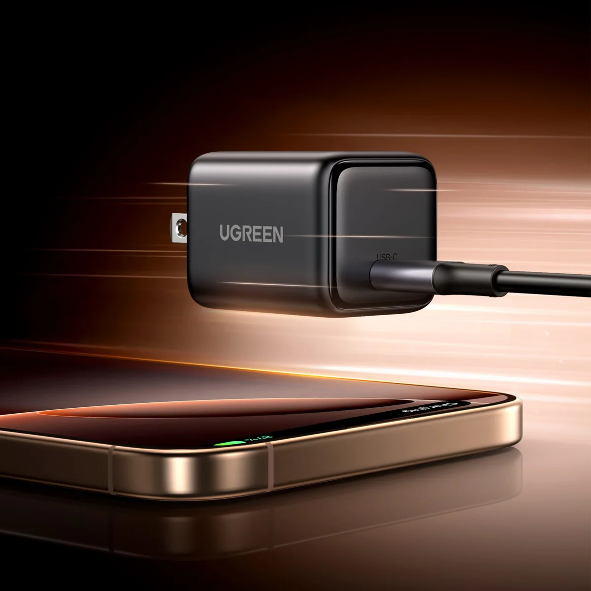 Ugreen 30W 1xUSB-C GaN Fast Charger (Space Grey) (X513/55530) - Image 4