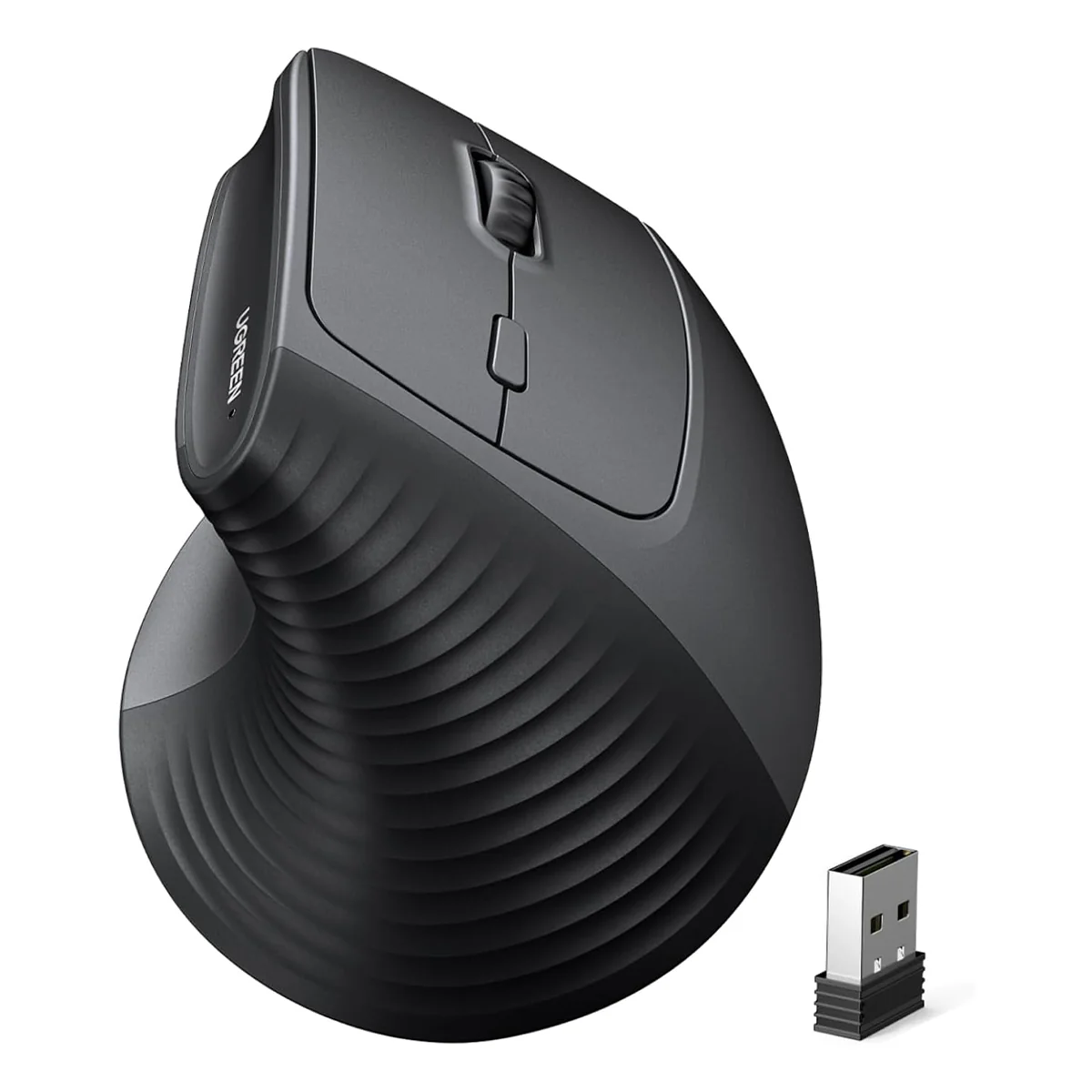 Ugreen 4000DPI Wireless Vertical Mouse (Black) (M571/55916)