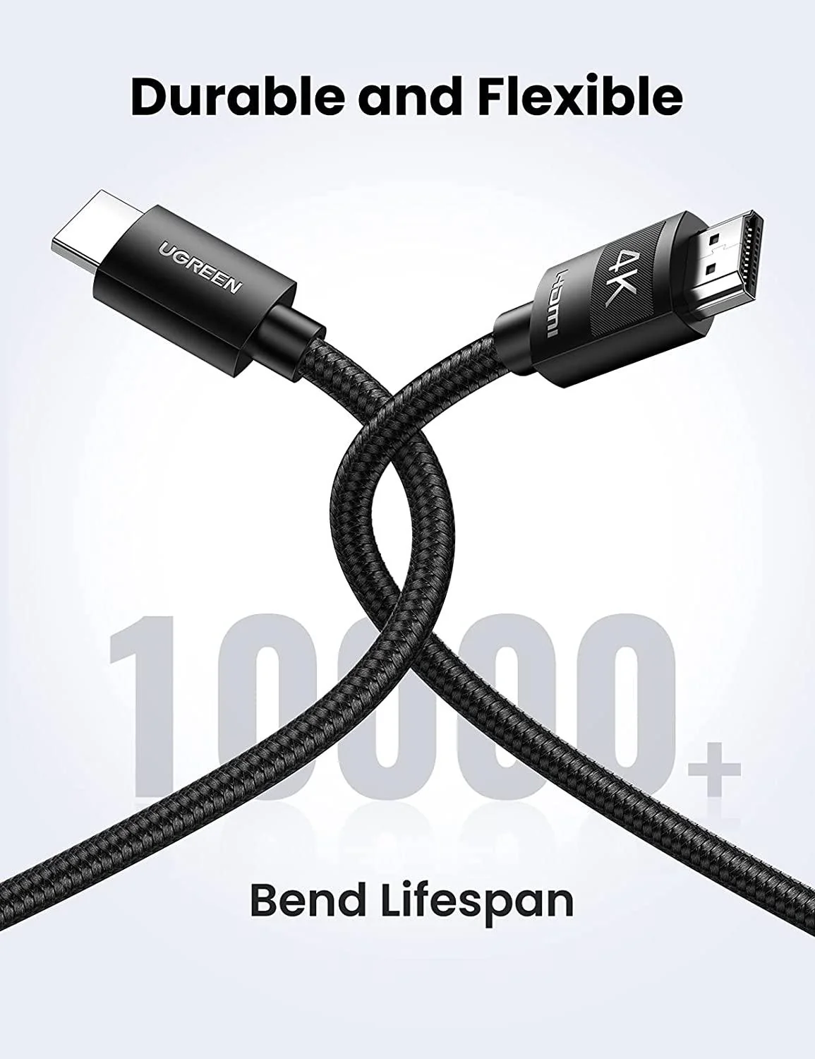 UGREEN 4K HDMI Male to Male Cable 3M (Black) (HD119/40102) - Image 7
