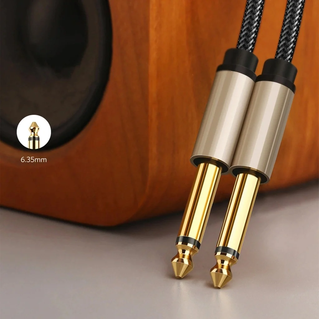 Ugreen 6.5mm Male to 6.5mm Male Audio Cable - 2m (Gray) (AV128/10638) - Image 5