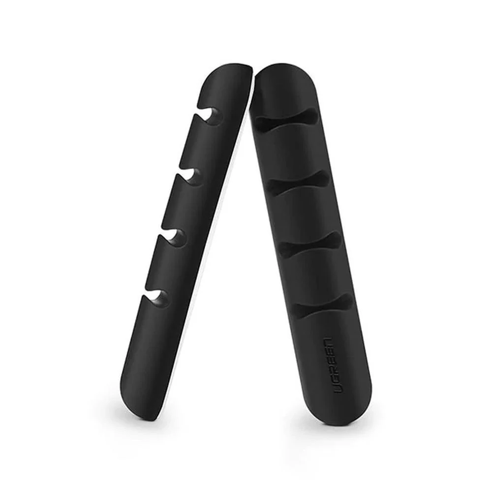UGreen Cable Organizer With 4 Slots - 2-Pack (Black) (LP114/30762) - Image 2