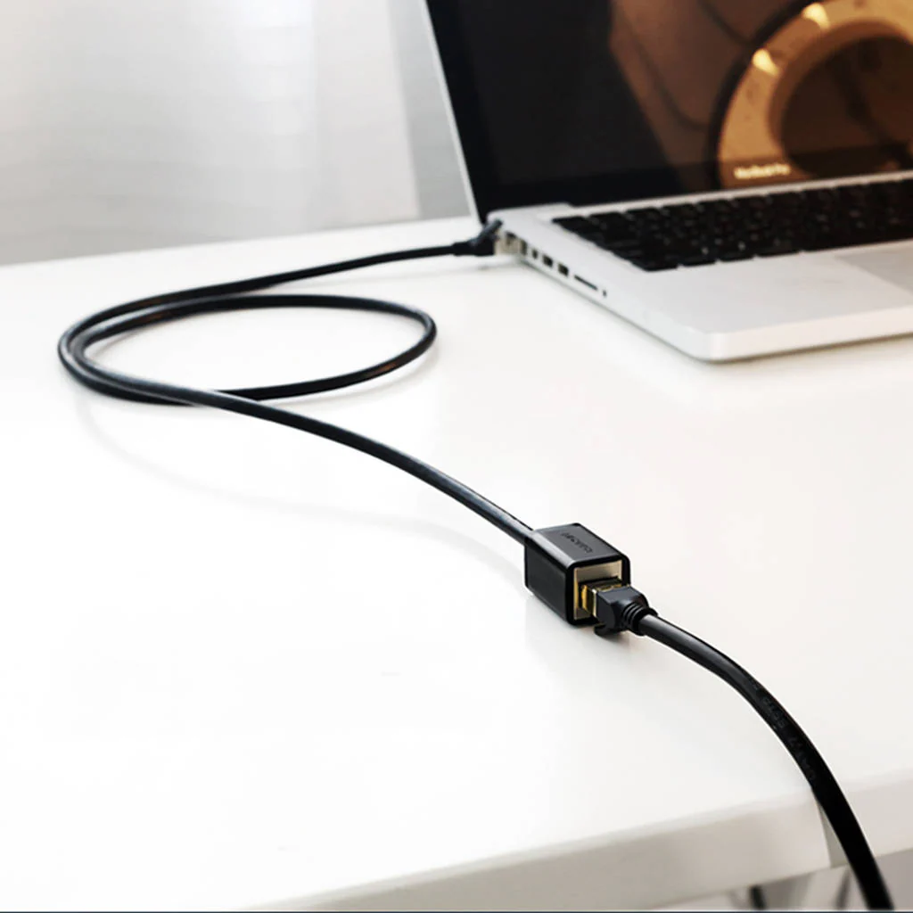 Ugreen Cat6 F/UTP Male to Female Ethernet Extension Cable - 1m (Black) (NW112/11279) - Image 5