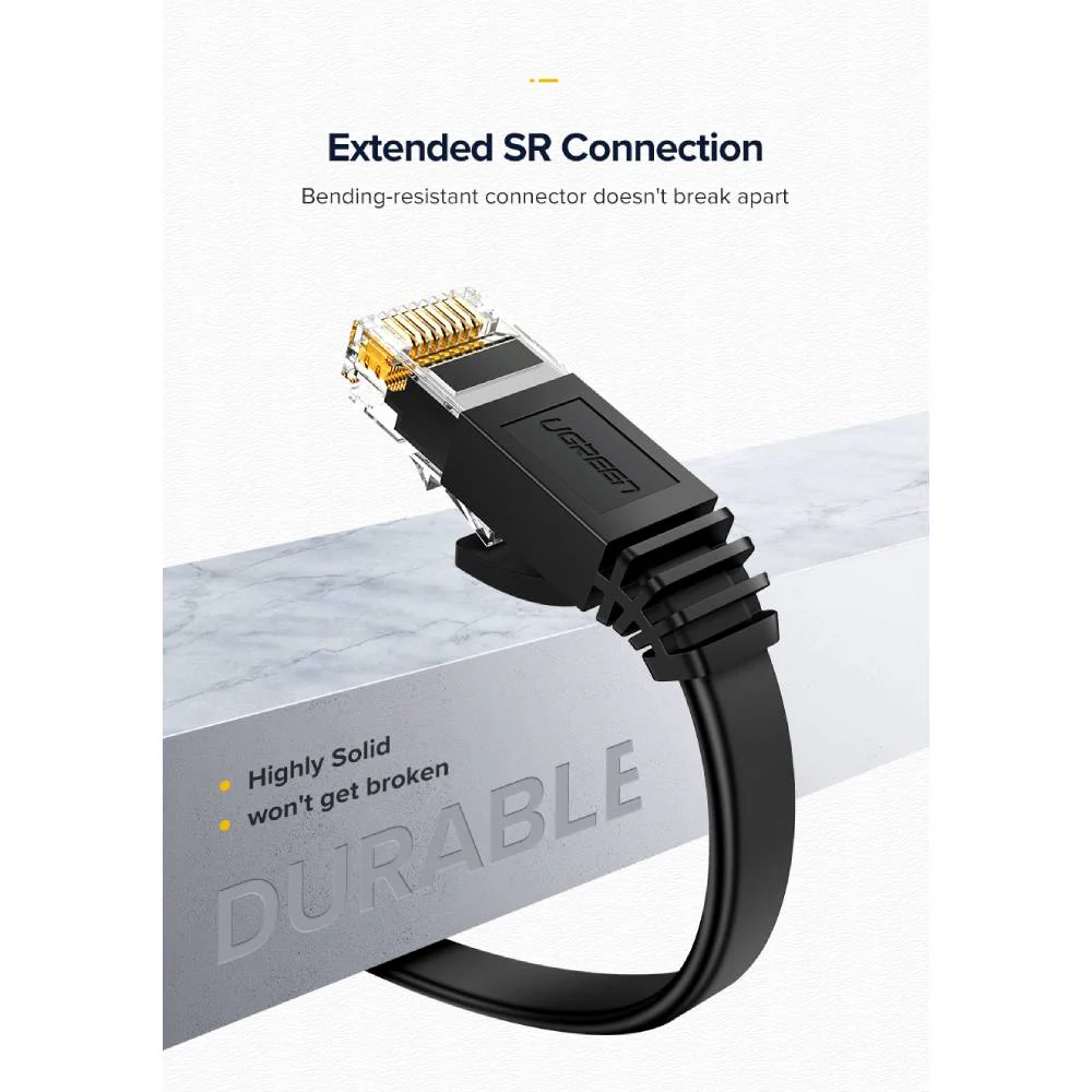 UGreen CAT6 U/UTP Ethernet Cable - 25M (Black) (NW102/20167) - Image 4