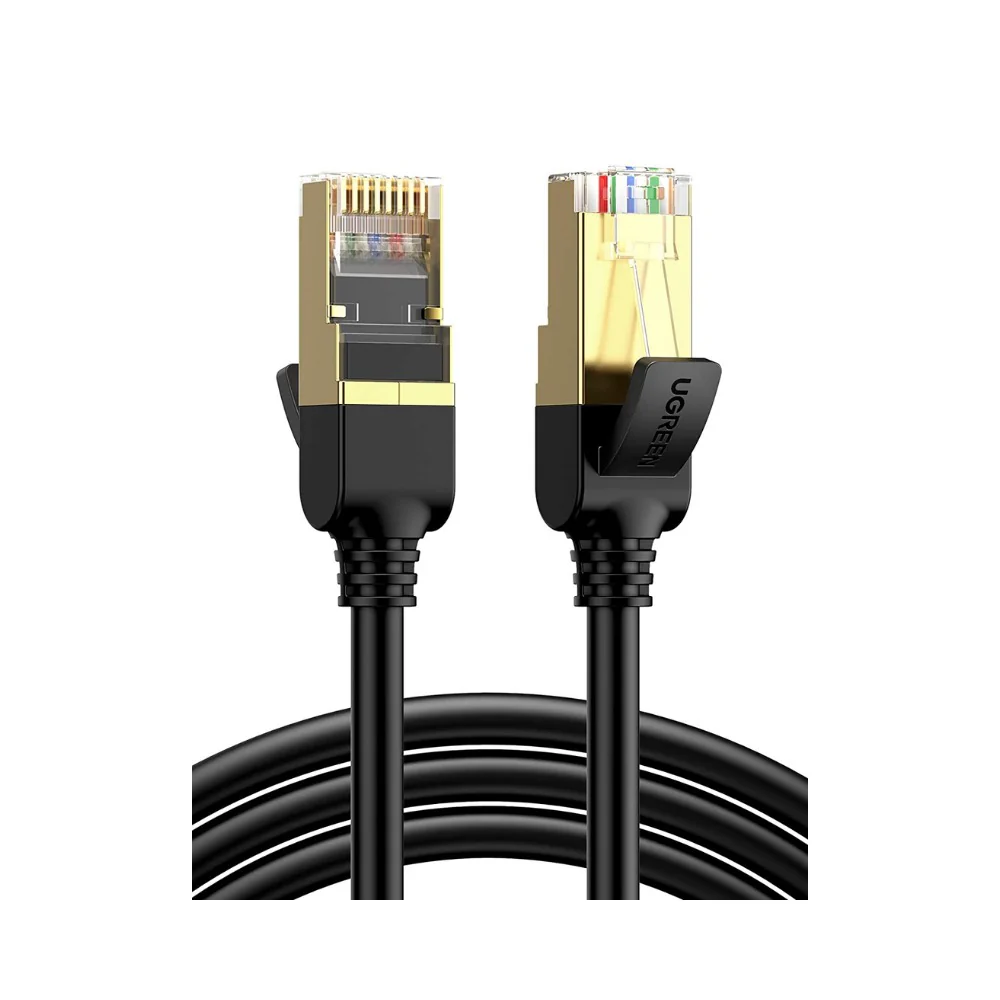 UGreen CAT7 F/FTP Round Ethernet Cable - 2m (Black) (NW107/11269) - Image 4