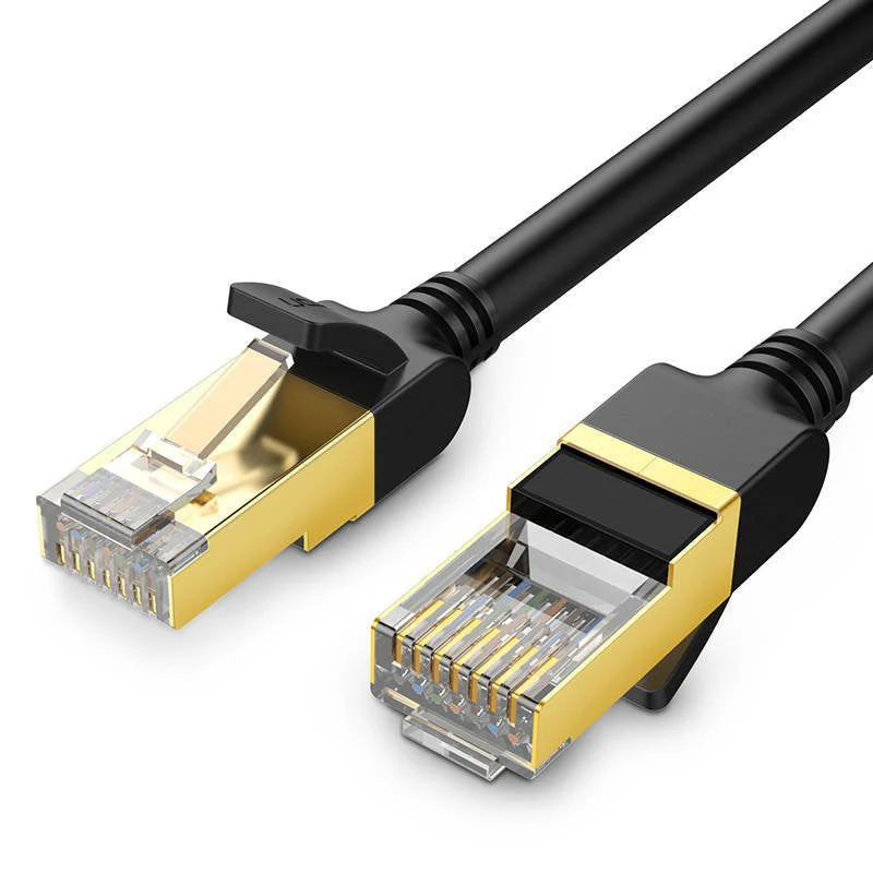 UGreen CAT7 F/FTP Round Ethernet Cable - 3M (Black) (NW107/11270) - Image 2