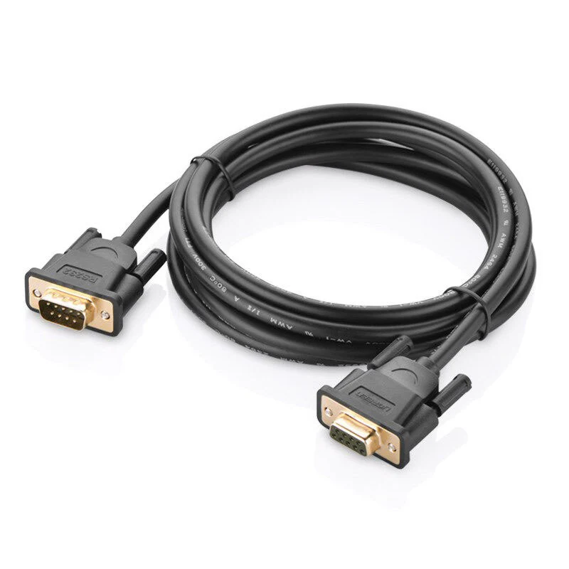 UGreen DB9 RS-232 Male To Female Adapter Cable - 1.5M (DB101/20145) - Image 3