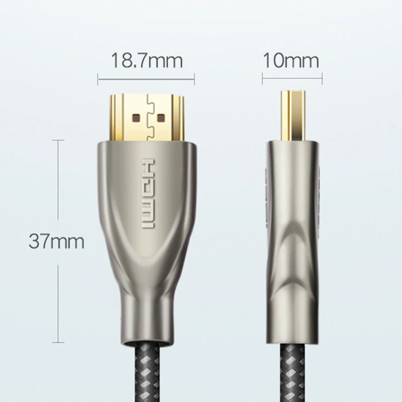 UGreen HDMI 2.0 Male To Male Cable - 1.5m (Gray) (HD131/50107) - Image 4