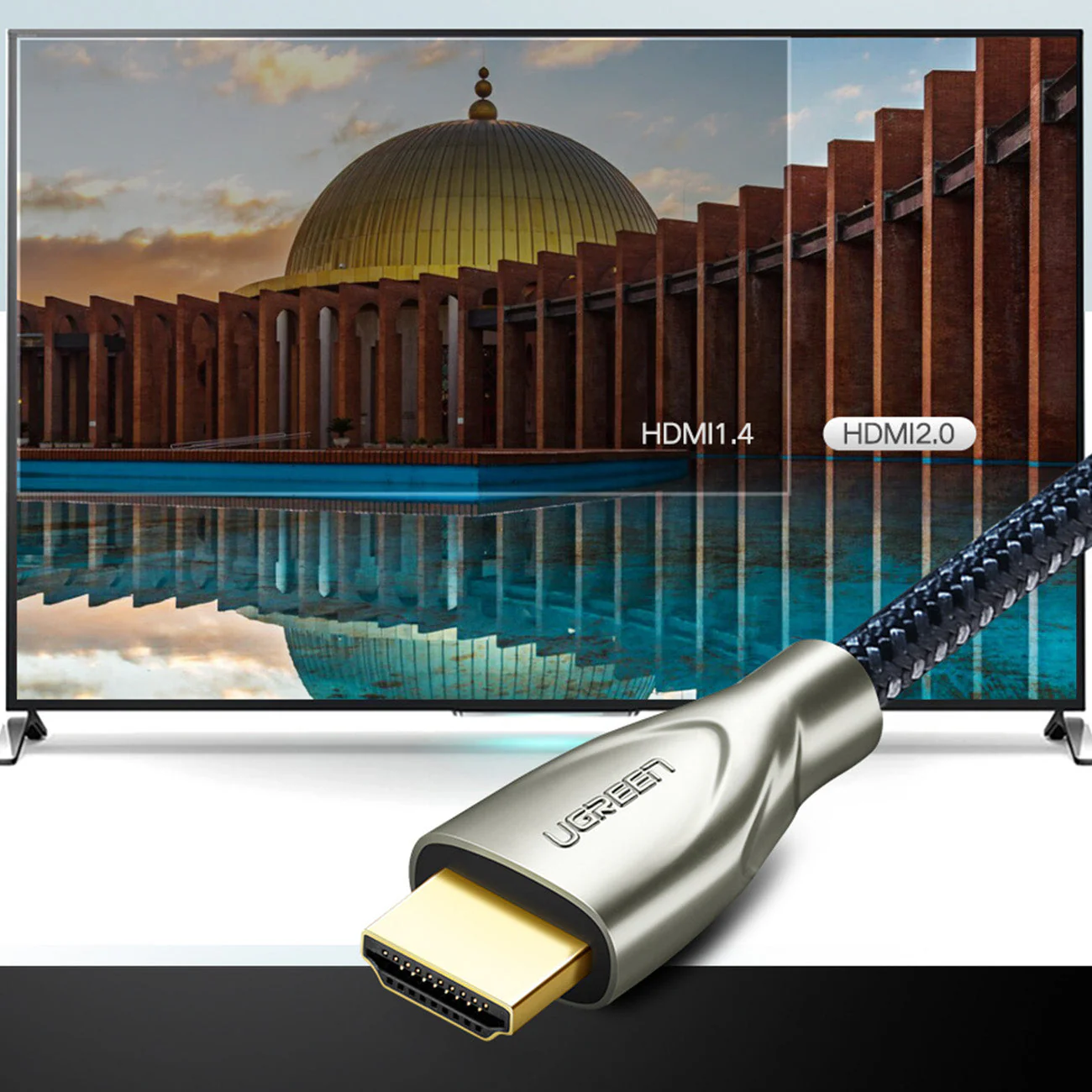 UGreen HDMI 2.0 Male To Male Cable - 1.5m (Gray) (HD131/50107) - Image 7
