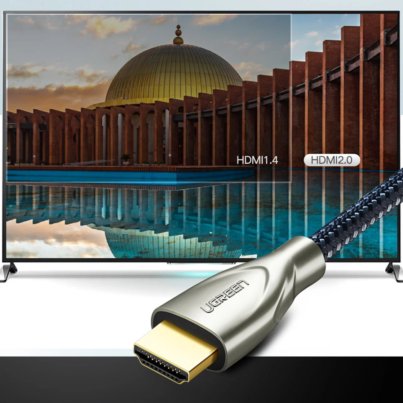 UGreen HDMI 2.0 Male To Male Cable - 1m (Gray) (HD131/50106) - Image 10
